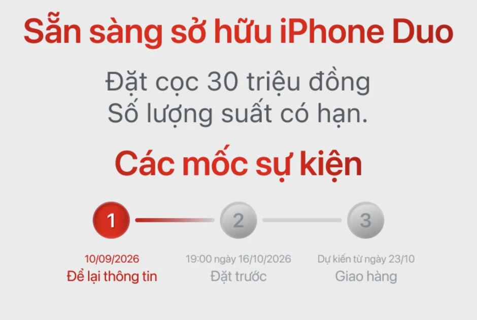 Thực hư việc mua iPhone Duo phải cọc 30 triệu đồng, hủy cọc mất phí 5%? Thực hư việc mua iPhone Duo phải cọc 30 triệu đồng, hủy cọc mất phí 5%?