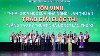 Tôn vinh 42 "Nhà khoa học của nhà nông" và 24 giải pháp "Sáng tạo kỹ thuật nhà nông"