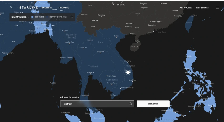 Trạm mặt đất Internet Starlink tại Việt Nam xuất hiện trên bản đồ vệ tinh Trạm mặt đất Internet Starlink tại Việt Nam xuất hiện trên bản đồ vệ tinh
