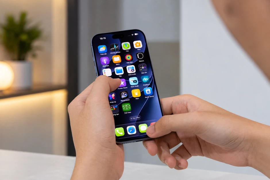 Trên tay sớm iPhone 18 Pro chính hãng Việt Nam: Màu Xanh Băng Thanh càng nhìn càng đẹp lạ!
