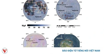 Trung Quốc lập bản đồ thành phần hóa học vùng tối Mặt Trăng bằng AI