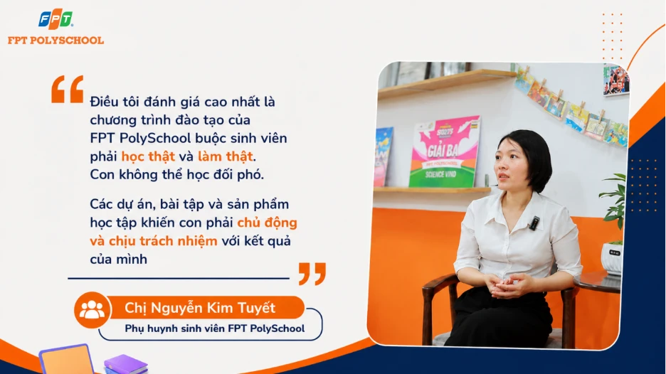 Từ một lựa chọn trở thành niềm tin: Những hành trình trưởng thành được nối dài tại FPT PolySchool Từ một lựa chọn trở thành niềm tin: Những hành trình trưởng thành được nối dài tại FPT PolySchool
