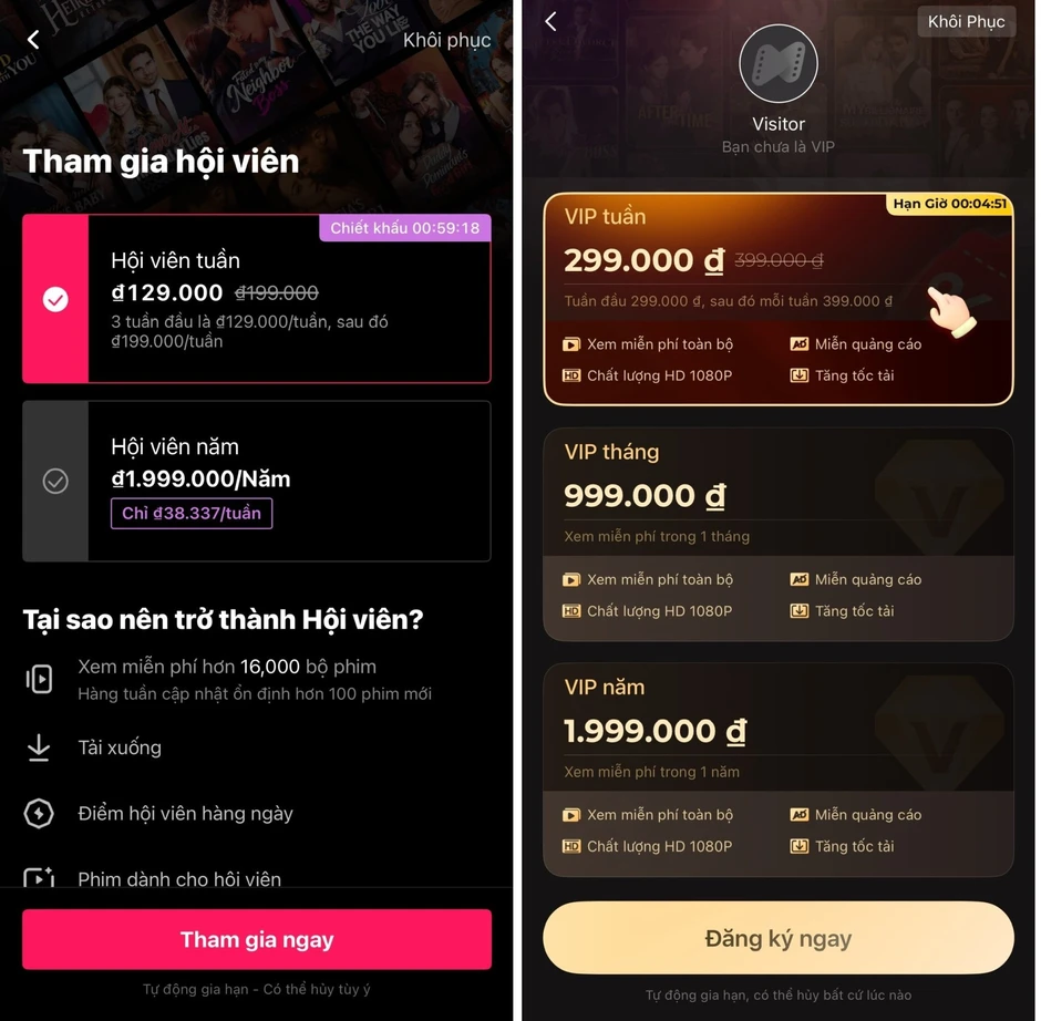Ứng dụng phim ngắn 'càn quét' bảng xếp hạng App Store, Google Play Việt Nam Ứng dụng phim ngắn 'càn quét' bảng xếp hạng App Store, Google Play Việt Nam