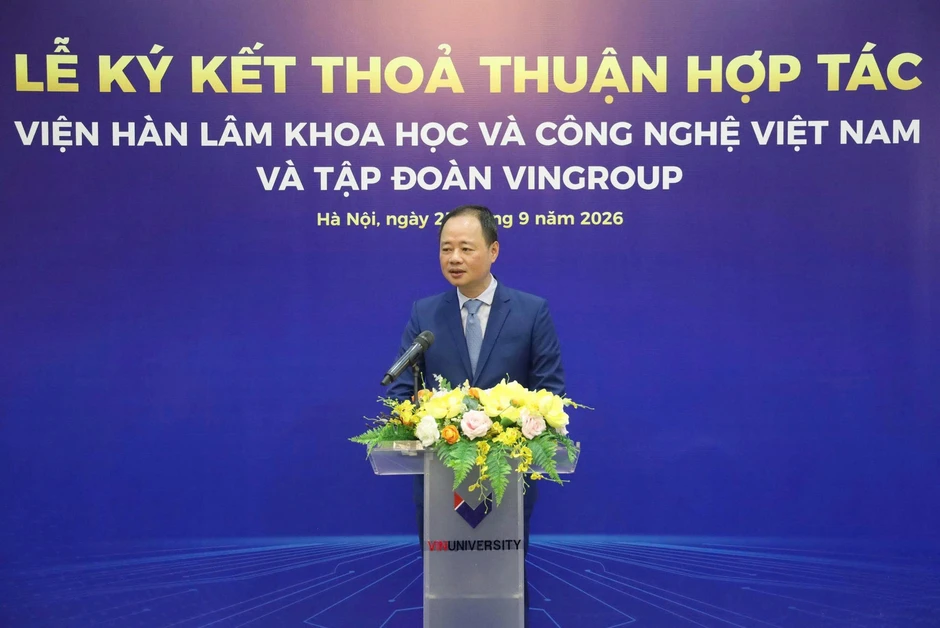 Viện Hàn lâm Khoa học và Công nghệ Việt Nam hợp tác Vingroup nghiên cứu, phát triển những lĩnh vực mũi nhọn Viện Hàn lâm Khoa học và Công nghệ Việt Nam hợp tác Vingroup nghiên cứu, phát triển những lĩnh vực mũi nhọn