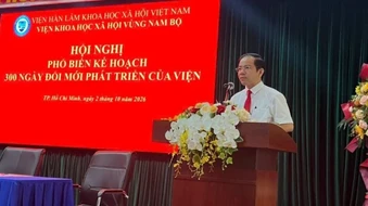 Viện Khoa học xã hội vùng Nam Bộ triển khai chương trình 300 ngày đổi mới, phát triển