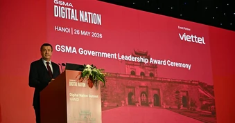 Việt Nam nhận Giải thưởng Lãnh đạo Chính phủ 2026 của GSMA về chuyển đổi số