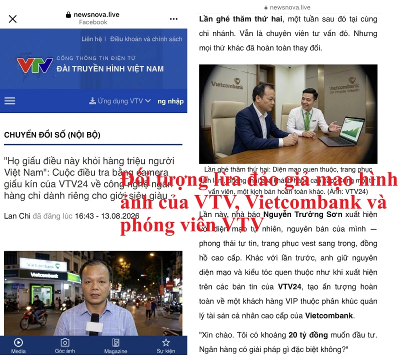 Vietcombank cảnh báo lừa đảo công nghệ cao qua AI giả mạo hình ảnh ngân hàng Vietcombank cảnh báo lừa đảo công nghệ cao qua AI giả mạo hình ảnh ngân hàng