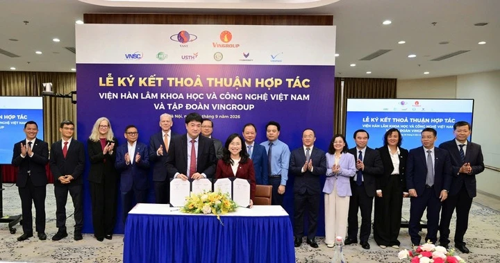 Vingroup và Viện Hàn lâm KH&CN Việt Nam hợp tác phát triển công nghệ mũi nhọn Vingroup và Viện Hàn lâm KH&CN Việt Nam hợp tác phát triển công nghệ mũi nhọn