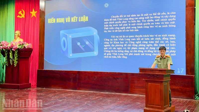 Vĩnh Long thúc đẩy chuyển đổi trí tuệ nhân tạo và nâng cao năng suất lao động khối chính quyền Vĩnh Long thúc đẩy chuyển đổi trí tuệ nhân tạo và nâng cao năng suất lao động khối chính quyền