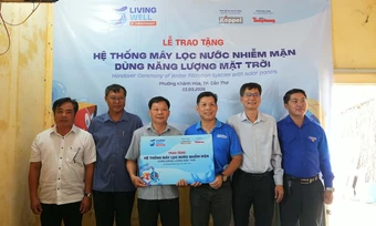 Cần Thơ có thêm hai hệ thống xử lý nước nhiễm mặn