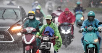 Dự báo thời tiết 23/7/2026: Miền Bắc bắt đầu mưa lớn xối xả, Trung Bộ nắng nóng