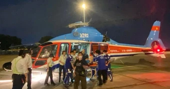 Du khách đột quỵ ở Côn Đảo đi trực thăng cấp cứu 300 triệu đồng