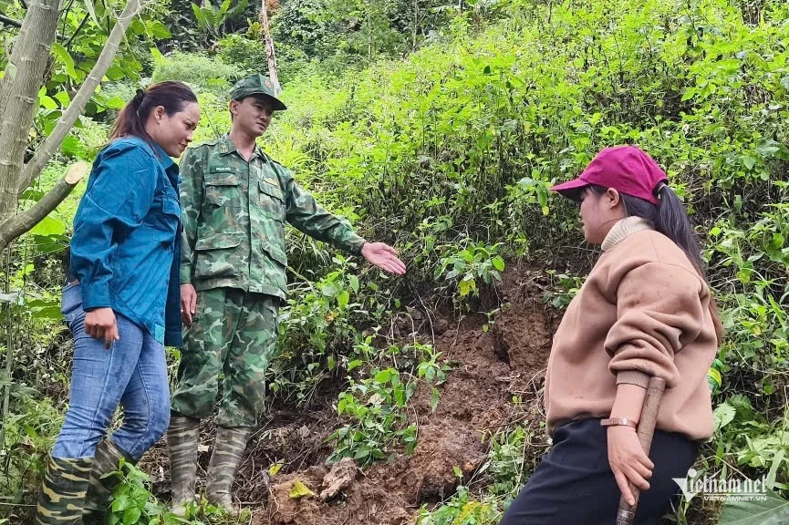 Phát hiện nhiều vết nứt dài trên núi, xã biên giới Đà Nẵng sơ tán hơn 130 người Phát hiện nhiều vết nứt dài trên núi, xã biên giới Đà Nẵng sơ tán hơn 130 người