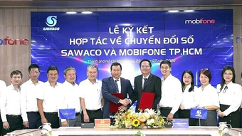 Sawaco hợp tác MobiFone TP HCM nâng cao chất lượng dịch vụ công ích - Báo TinVina