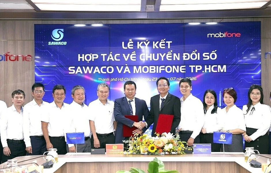 Sawaco hợp tác MobiFone TP HCM nâng cao chất lượng dịch vụ công ích - Báo TinVina