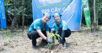 Siberian Wellness chung tay trồng 999 cây xanh tại rừng Cúc Phương