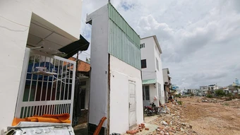 Thách thức giải quyết nhà siêu mỏng ở TP HCM