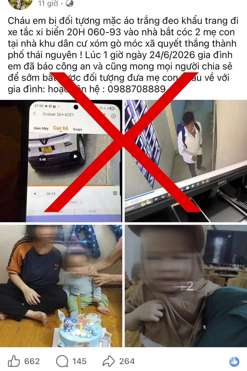 Thực hư thông tin hai mẹ con bị người đàn ông mặc áo trắng vào nhà bắt cóc Thực hư thông tin hai mẹ con bị người đàn ông mặc áo trắng vào nhà bắt cóc
