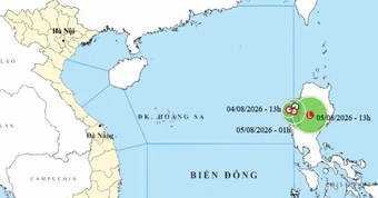 Tin mới nhất về áp thấp nhiệt đới hình thành trên Biển Đông