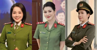 3 nữ diễn viên đóng phim VTV là công an ngoài đời thực, 1 người vừa lên Thiếu tá