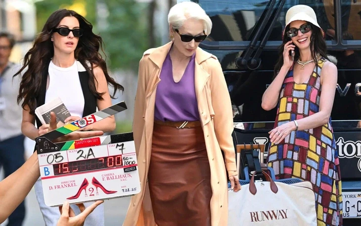 Anne Hathaway và Meryl Streep khởi động tour quảng bá The Devil Wears Prada 2 Anne Hathaway và Meryl Streep khởi động tour quảng bá The Devil Wears Prada 2