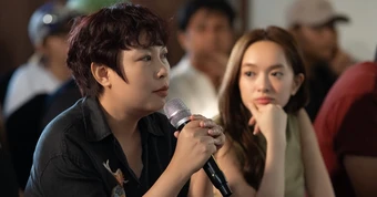 Đạo diễn 'Mưa đỏ' Đặng Thái Huyền gặp gỡ loạt tên tuổi sừng sỏ của điện ảnh Việt