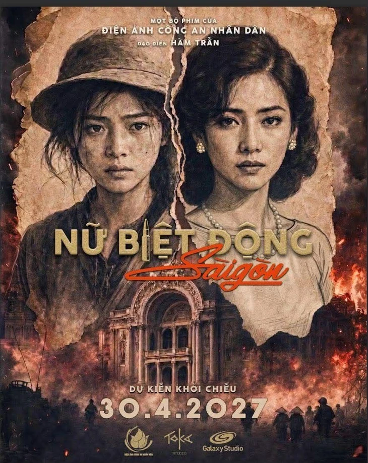 Điện ảnh Công an nhân dân và Hàm Trần làm phim 'Nữ biệt động Sài Gòn'