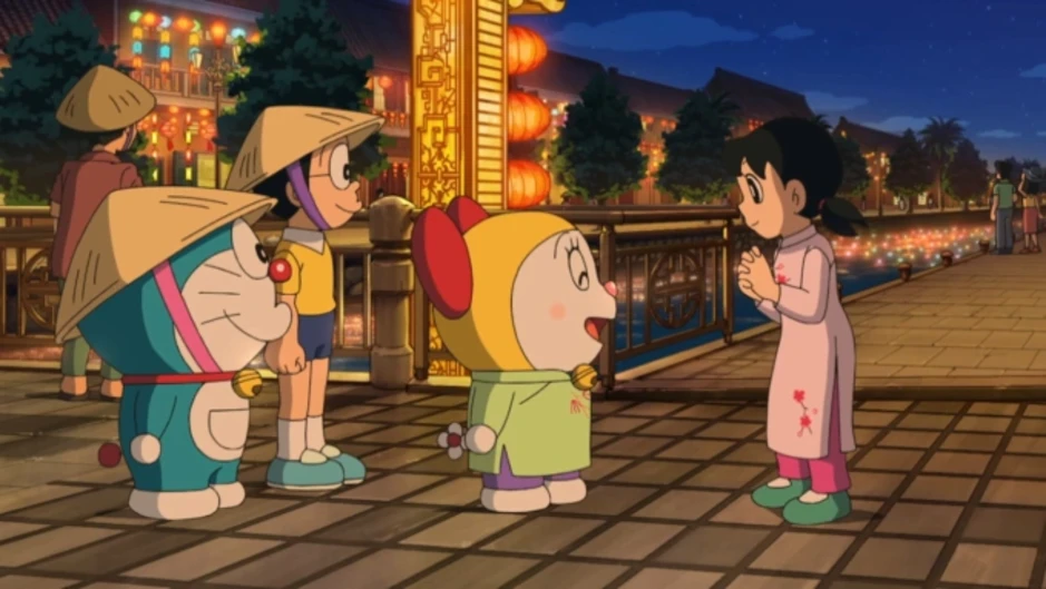 Doraemon, Nobita ăn cơm tấm, bánh mỳ trong tập phim bối cảnh Việt Nam Doraemon, Nobita ăn cơm tấm, bánh mỳ trong tập phim bối cảnh Việt Nam