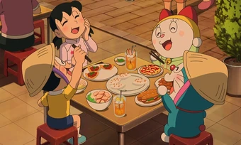 Doraemon, Nobita ăn cơm tấm, bánh mỳ trong tập phim bối cảnh Việt Nam