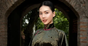 Hoa hậu Bùi Quỳnh Hoa lần đầu đóng phim, được NSND Lê Khanh hướng dẫn