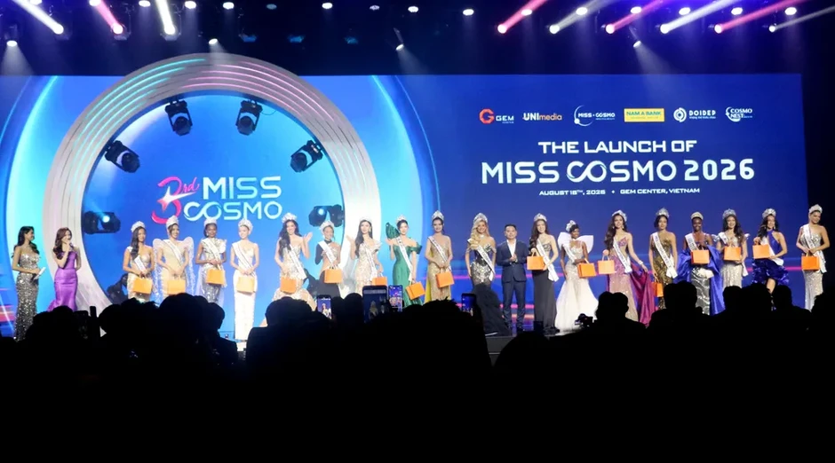 Hơn 90 người đẹp quốc tế đến Việt Nam tranh vương miện Miss Cosmo 2026 Hơn 90 người đẹp quốc tế đến Việt Nam tranh vương miện Miss Cosmo 2026