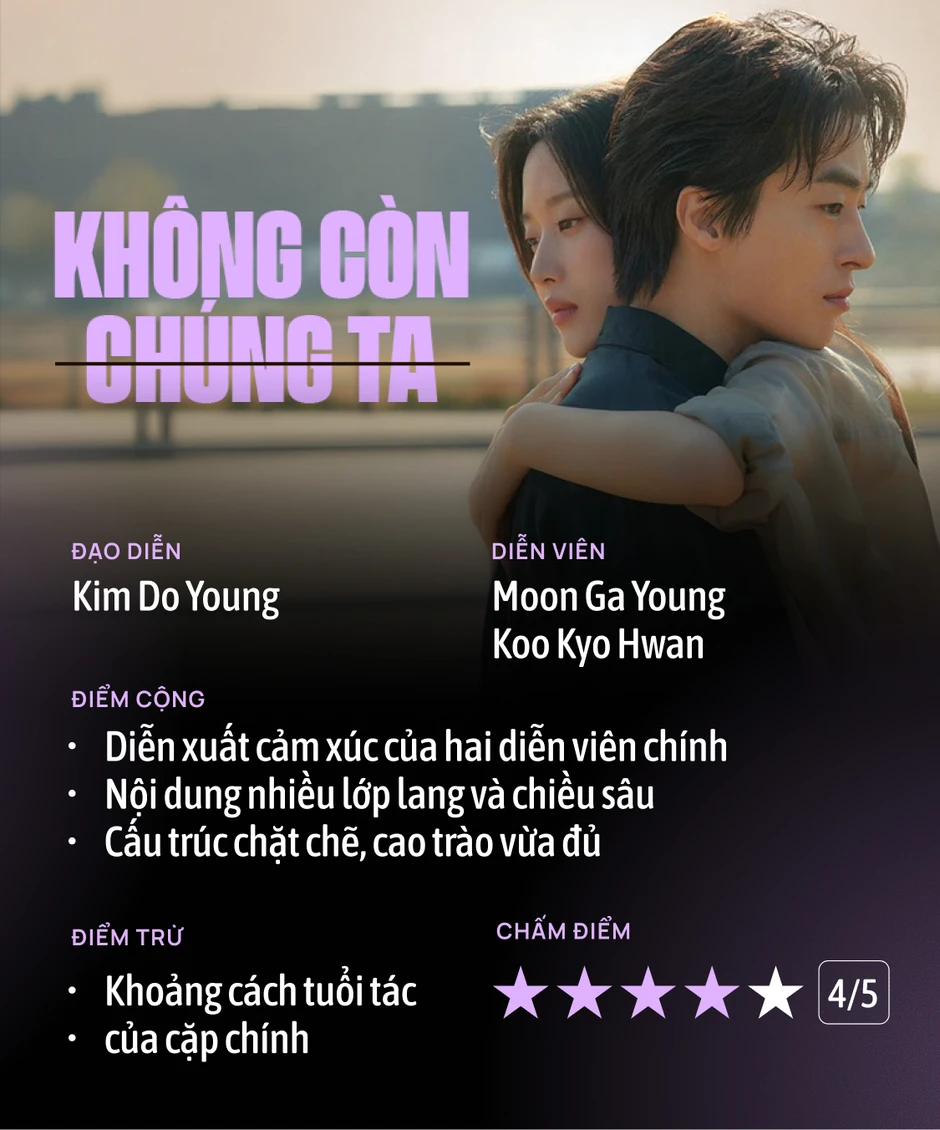 Không Còn Chúng Ta: Khi tình yêu có lớn đến đâu cũng không thắng nổi cuộc đời Không Còn Chúng Ta: Khi tình yêu có lớn đến đâu cũng không thắng nổi cuộc đời