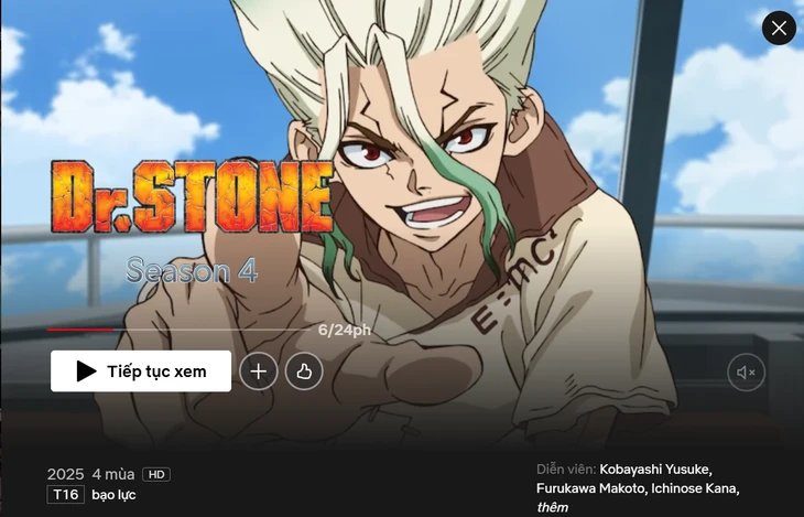 Netflix Việt Nam 'rã đông', nhiều anime và phim Hàn cập nhật trở lại Netflix Việt Nam 'rã đông', nhiều anime và phim Hàn cập nhật trở lại