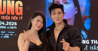 Steven Nguyễn và Minh Trang ôm nhau cứng ngắc ở sự kiện
