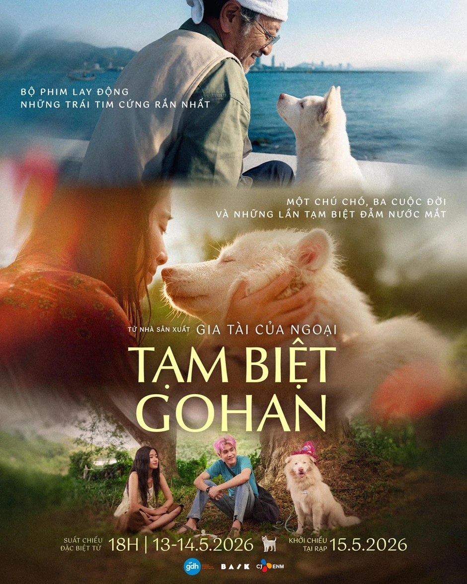 Tạm biệt Gohan, hành trình 10 năm của một chú chó hoang chiếm Top 1 phòng vé Việt Tạm biệt Gohan, hành trình 10 năm của một chú chó hoang chiếm Top 1 phòng vé Việt