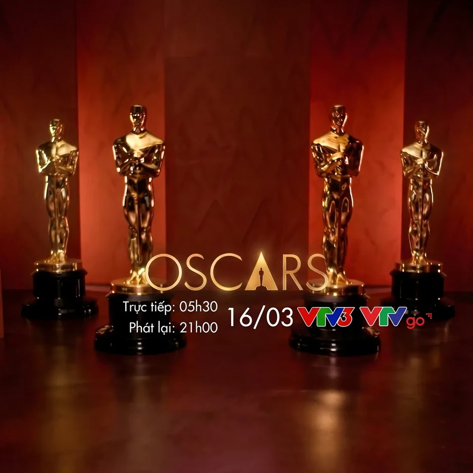 Trực tiếp Lễ trao giải Oscar 2026 trên VTV3 (5h30, 16/3) Trực tiếp Lễ trao giải Oscar 2026 trên VTV3 (5h30, 16/3)