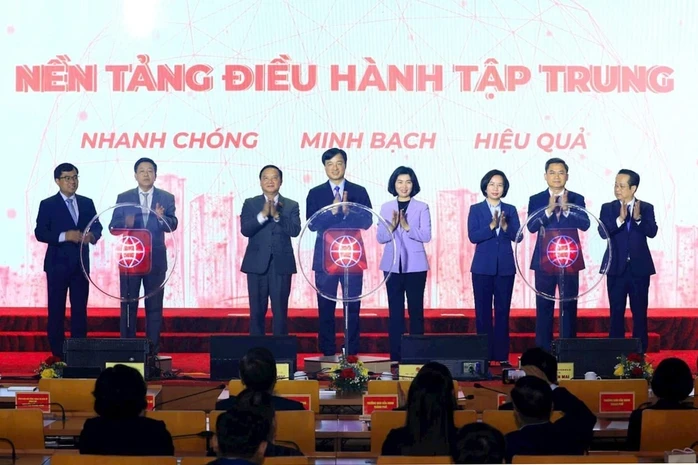 Hà Nội khai trương nền tảng điều hành tập trung "Một điểm đến của mọi nhiệm vụ" Hà Nội khai trương nền tảng điều hành tập trung "Một điểm đến của mọi nhiệm vụ"