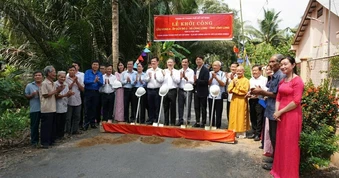 Khởi công cầu Vùng 4 với kinh phí hơn 5,4 tỷ đồng từ nguồn xã hội hóa