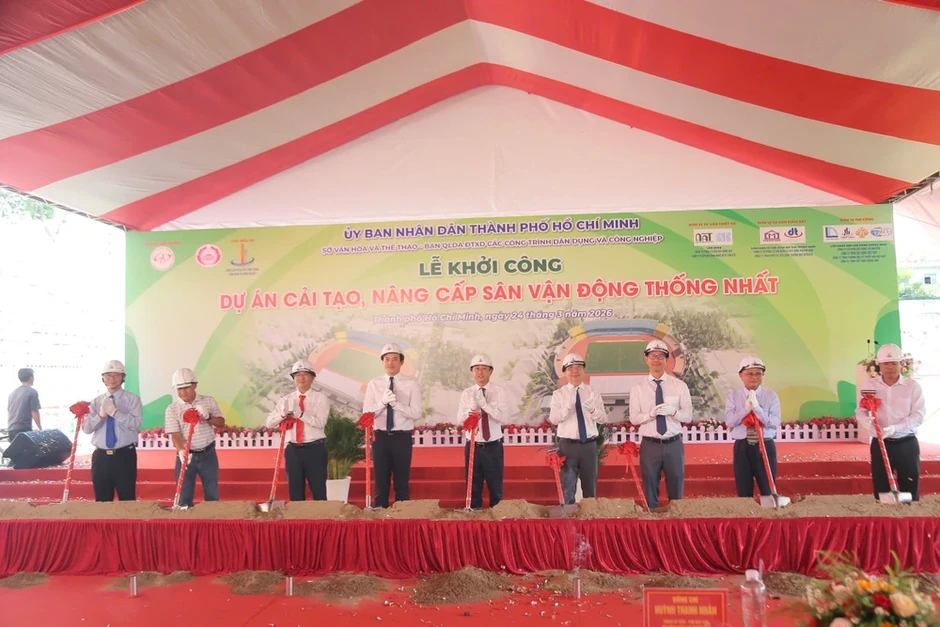 Khởi công dự án cải tạo, nâng cấp sân vận động Thống Nhất gần 320 tỉ đồng Khởi công dự án cải tạo, nâng cấp sân vận động Thống Nhất gần 320 tỉ đồng