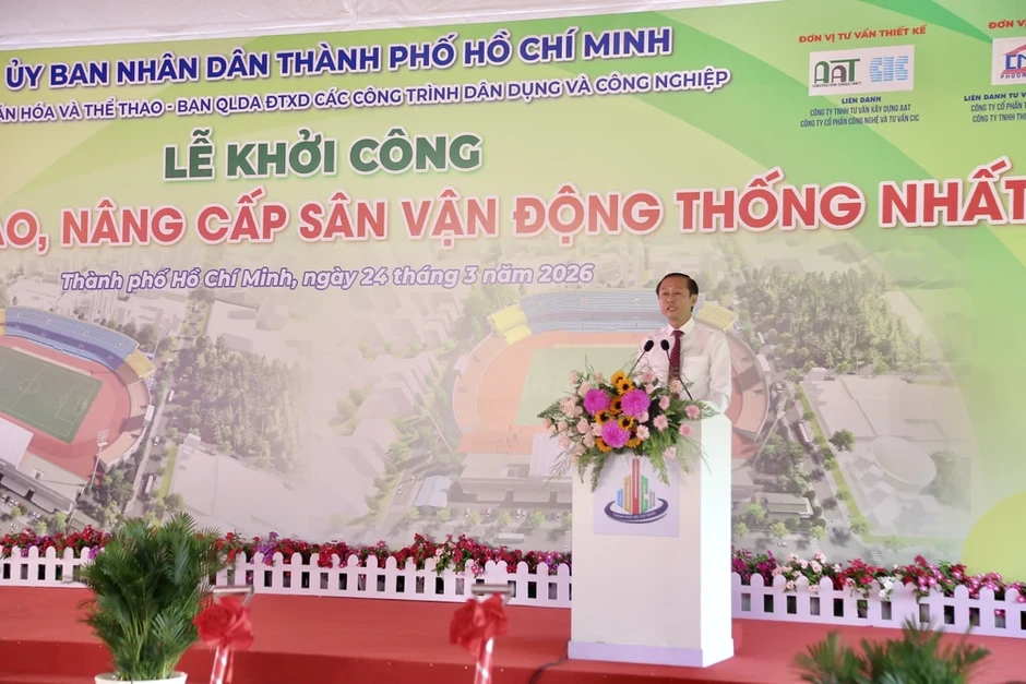 Khởi công dự án cải tạo, nâng cấp sân vận động Thống Nhất gần 320 tỉ đồng Khởi công dự án cải tạo, nâng cấp sân vận động Thống Nhất gần 320 tỉ đồng