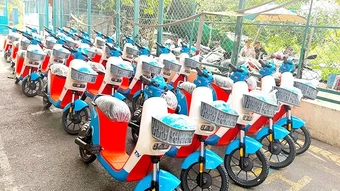 Miễn phí xe đạp điện công cộng trong tháng 3