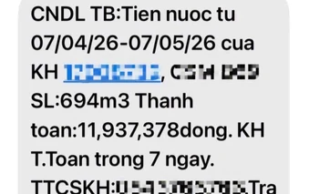 Người dân lo lắng vì nhận hóa đơn tiền nước gần 12 triệu đồng/tháng