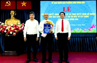 Phường Bình Hưng Hòa thành lập Ban Quản lý dự án đầu tư xây dựng