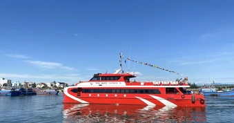 Tàu Phú Quốc Express hoạt động lại tuyến Sa Kỳ - Lý Sơn, giảm giá vé