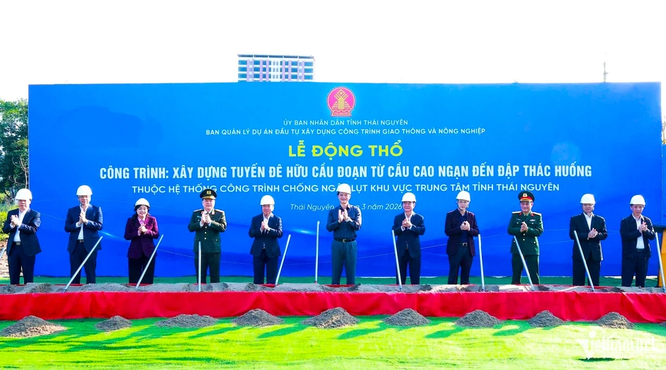 Thái Nguyên triển khai dự án tuyến đê Hữu Cầu hơn 8.500 tỷ đồng chống ngập lụt Thái Nguyên triển khai dự án tuyến đê Hữu Cầu hơn 8.500 tỷ đồng chống ngập lụt