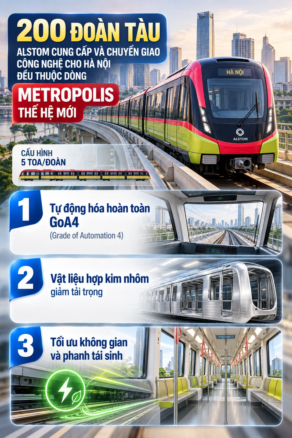 Tin vui liên tiếp: Vingroup cùng 'ông lớn' thế giới mang 200 đoàn tàu không người lái thế hệ mới về Việt Nam Tin vui liên tiếp: Vingroup cùng 'ông lớn' thế giới mang 200 đoàn tàu không người lái thế hệ mới về Việt Nam