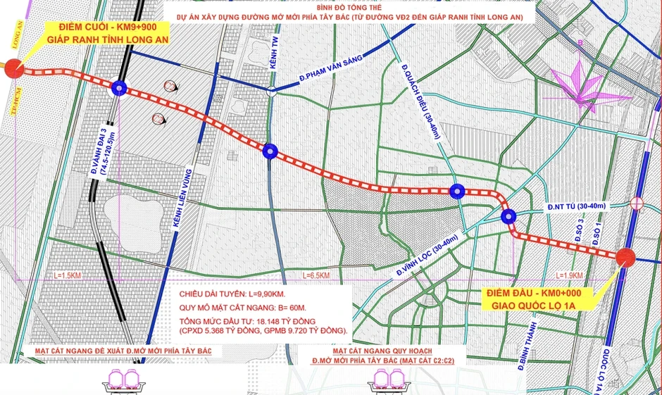 TP.HCM: Năm 2027 sẽ làm dự án đường mở mới phía Tây Bắc kết nối Tây Ninh TP.HCM: Năm 2027 sẽ làm dự án đường mở mới phía Tây Bắc kết nối Tây Ninh