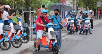 Trải nghiệm xe đạp điện công cộng