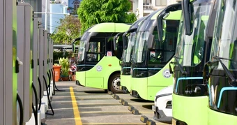 Tuyến xe buýt nối Bến xe Miền Tây - Ngã tư Ga chuẩn bị chạy điện