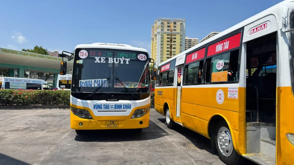 Xe buýt Vũng Tàu – Bình Châu đổi lộ trình, tăng kết nối khu vực trung tâm Bà Rịa Xe buýt Vũng Tàu – Bình Châu đổi lộ trình, tăng kết nối khu vực trung tâm Bà Rịa